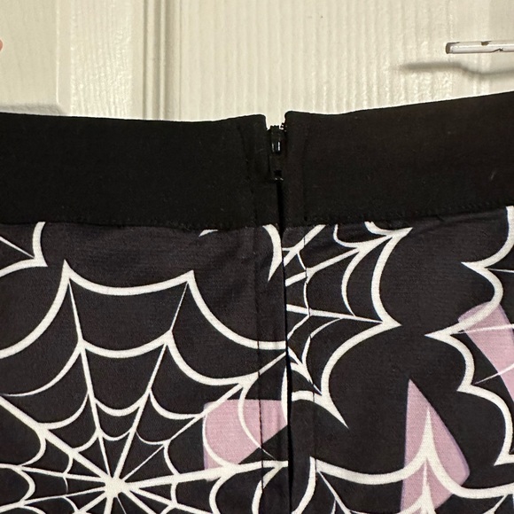 Smak Parlour Spiderweb Print mini skirt Woman’s plus size 1X - Picture 8 of 13